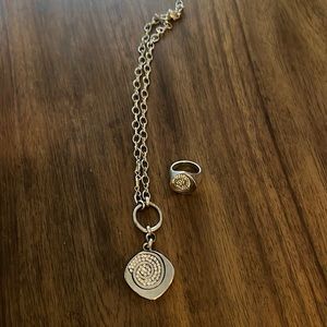 Premier Designs Necklace and Ring Set